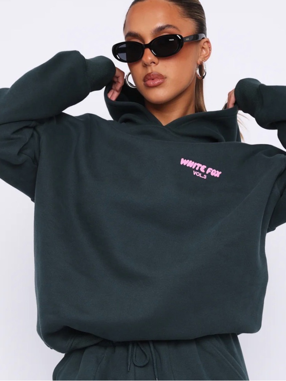 Dark Green Logo Hoodie